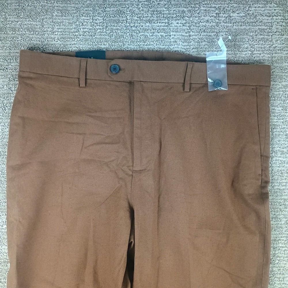 Banana Republic Pants Mens 38x32 Brown Cotton Linen Blend Tailored Fit